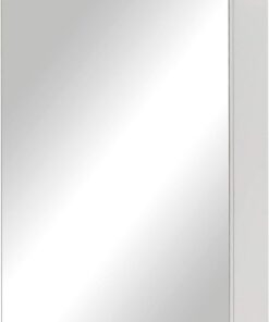 Schildmeyer Basic 146427 Armario con Espejo, Blanco Brillante, 50