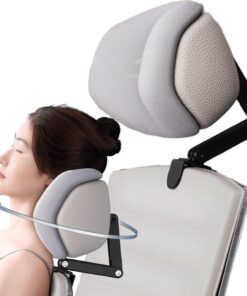Accesorio para reposacabezas para silla de oficina, reposacabezas de silla acoplable, soporte para el cuello de silla de escritorio, almohada de esponja elástica para la cabeza en altura y