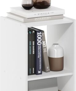 Furinno Pelli Armario de Almacenamiento Cúbico, 2x1, Blanco