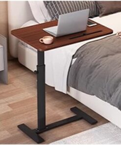 Mesa rodante para Oficina Mesita de Noche móvil en la Cama, Mesa Ordenador, Dormitorio, Escritorio Elevador, Cuaderno for el hogar, Plegable Aprendizaje