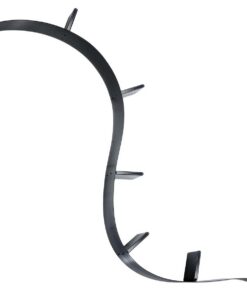 Kartell Bookworm Librería, 7 sujetalibros, Negro, 320 x 19 x 21 cm