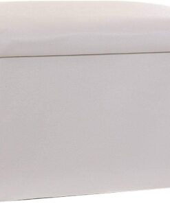 Plegable Otomana, Reposapiés Caja De Almacenamiento Cuero Impermeable Banco De Almacenamiento Reposapiés Asiento Acolchado Adecuado para Salón Dormitorio Oficina-45x30x30cm(18x12x1