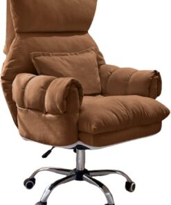Silla de sofá Perezosa Silla reclinadores sillones de Tela sillas de Estudio de Juegos Lavables con Asiento reclinable de Respaldo para el Escritorio de Dormitorio computadora LWX