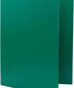Raylu Paper® - Archivador 4 anillas en D de 25 mm, archivador A4 con anillas para guardar documentos, A4 de tamaño 33,5 cm de alto x 26 cm de ancho y lomo de 4 cm de grosor (Verde Oscuro)