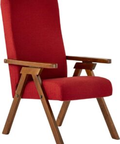 ESSEGI FIAMMETTA Sillón, Madera de Haya, Burdeos, L