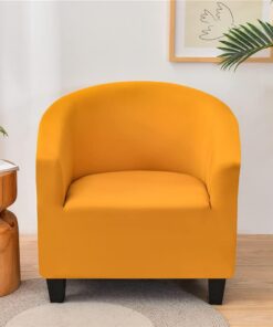 Highdi Funda de Sillón Elástica Chesterfield Moderno Color Sólido Funda de Sofá 1 Plaza Lavables, Universal Fundas de Butaca Protector para Dormitorio, Recepción, Club
