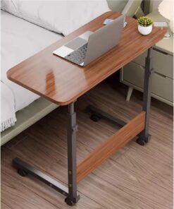 Mesa rodante para Oficina Mesita de Noche, Mesa pequeña for Dormitorio móvil, Sencilla for Ordenador, Escritorio for, elevadora for Estudiantes for el hogar
