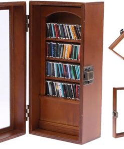 Librería Contra los Miedos Librería en Miniatura De Madera | Librería Miniatura Away Away Su Ansiedad Pequeña Librería De Estrés Pequeña Biblioteca De Madera Regalos Creat