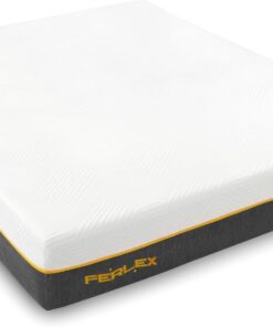 Ferlex - Colchón viscoelástico 135x190 | Altura 24 cm | Multicapa | Firmeza Alta | Funda Lavable