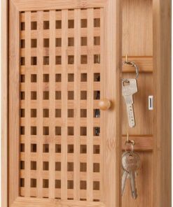 Zeller 13876 Armario para Llaves, Madera, Marrón, 19x6x27 cm