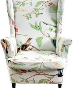 Fundas para sillón orejero 1 Asiento Fundas Protectora para sillón con Orejas elásticas de 2 Piezas Impresas Fundas para sillón orejero