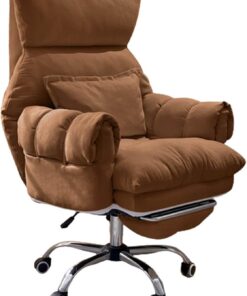 Silla de sofá Perezosa Silla reclinadores sillones de Tela sillas de Estudio de Juegos Lavables con Asiento reclinable de Respaldo para el Escritorio de Dormitorio computadora LWX
