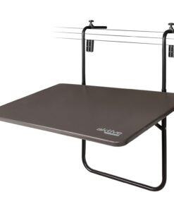 Mesa plegable balcón multiposición Aktive, Gris, 61034