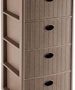 Stefanplast Elegance cajonera 4 cajones, pardo