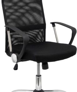 Piqueras Y Crespo (PIQU7) Silla Gontar Respaldo Malla Negro Asiento Oficina, Talla Unica