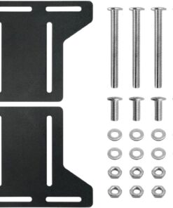 Adaptador universal para cabecera de cama, 2 unidades, adaptador de modificación de metal resistente con hardware, kit de fijación para cabecera, para casa nicho de sueño, soporte de montaje pie de
