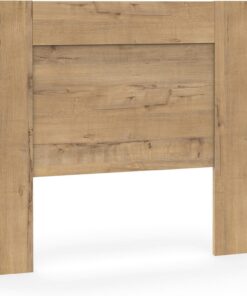 MUEBLES PITARCH-Cabecero Cama de 100 Moderno, Roble Gold, 106x164x2,2cm, Dormitorio Individual, Vintage, Colección Aroa
