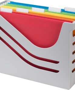 Jalema 2658026997 Re-Solution - Caja para carpetas colgantes (incluye 5 archivos A4), color gris