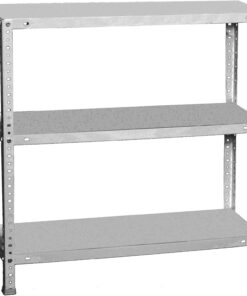 Simon Rack Estantería Metálica 900x900x500 mm - Advantage | 3 Alturas, Bandeja Metal, 75 kg de Punto Flexión, Galvanizado, Pintura anticorrosión, Montaje con tornillo