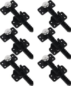 14 x 6 cm de plástico para sofá seccional invisible entrelazado, soporte conector de sofá con herrajes, paquete de 6