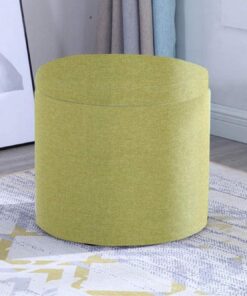 Reposapiés tapizado Reposapiés, reposapiés de Almacenamiento, Banco de Zapatos de Madera Maciza Estable, Robusto y Suave para Maquillaje, Sala de Estar, reposapiés de almacenamient