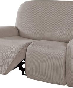 Fundas elásticas para sofás reclinables, Fundas de Spandex para sillones reclinables. | Fundas de sofá con parte inferior elástica