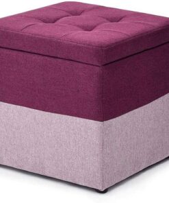 Taburete de pie Tocador Taburete de Almacenamiento de reposapiés, Taburete de sofá de Tela de Moda Banco de Almacenamiento de Almacenamiento Creativo Cambio de Banco de Zapatos Oto