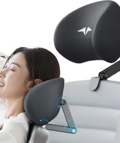 Reposacabezas de espuma viscoelástica para silla de oficina, reposacabezas de silla acoplable, soporte de cuello de silla de escritorio, almohada de esponja elástica para la cabeza de altura y