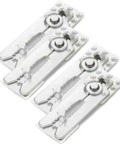 HOWDIA Paquete de 4 conectores de sofá seccionales con tornillos, conectores de sofá resistentes para seccionales, abrazaderas de sofá para hacer estancias seccionales, conectores de muebles con