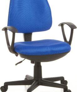 hjh OFFICE CITY 10 Silla de oficina, Azul, 57 x 33 x 57 cm