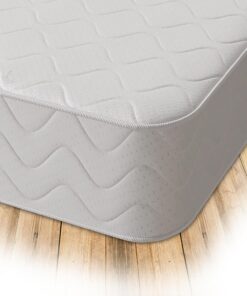 Starlight Beds Cooltouch Plus MAX-Coil - Colchón de Espuma viscoelástica con muelles ensacados, firmeza Media, 18 cm de Profundidad, colchón Individual pequeño, Blanco (75 x 190 cm)