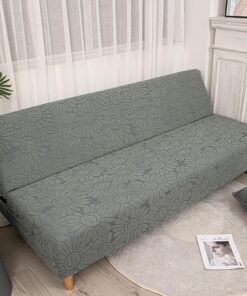 Funda De Sofá Sin Brazos Funda para Sofá Cama Fundas Plegable Universal Fundas Sofás Cama Clic Clac Futon Sofás Protector 2/3 Plazas Antideslizante(Style 5#,L:180-200CM(71-90in))