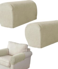 Fundas Para Reposabrazos De Sofá 2 Piezas Protectores Antideslizantes | Protectores para Brazos de Sillón y Reclinable Para Sala de Estar Dormitorio Protección Mantenimiento Reclinatorio