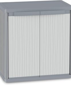 Terry, Jumbo 900 Wave, Armario Exterior 2 Puertas, 2 Estantes Internos. 89,7x53,7x94,5 cm