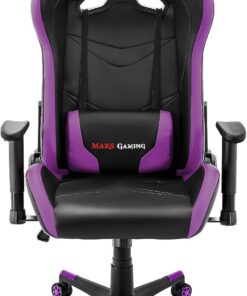 Mars Gaming MGC3BP Silla Profesional, Regulable, Cojín Lumbar y Cervical, Morado, XX-Large