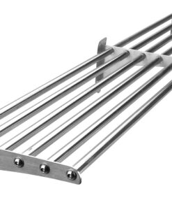 Lacor 56412 - Estante Tubular - Acero inox, 400 x 1200 mm, Almacenaje | En acero inoxidable, ideal para cocina profesional, diámetro del tubo; 1,7 cm, Organización y almacenamiento