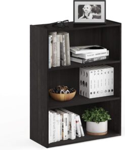 Furinno Pasir Librería Abierta de 3 Niveles, Cereza Canela