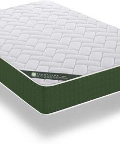 Dormio Esmeralda Colchón Viscoelástico Fresh 3D, 90x190 cm, Altura 21 cm, Reversible Frío/Calor, Confort y Firmeza Adaptable.