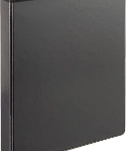 Esselte 49700 – Archivador con Anillas A4 30 mm Negro, 140 Hojas | Etiqueta intercambiable, mecanismo estable y cubierta resistente para archivo de documentos