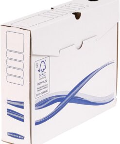 SEI Rota 4460102- Protector 250 x 325 mm, Cartón, Blanco/Azul, 80 mm, 25 Unidades