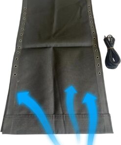Juego de sillas de tela de reparación transpirable para reclinables | Tela de repuesto reclinable transpirable para patio, plegable, para piscina, césped