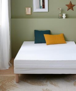 Abeil 15000000435 Colchón AB100 Dureza Media Funda Extraíble Blanco 90 x 190 cm