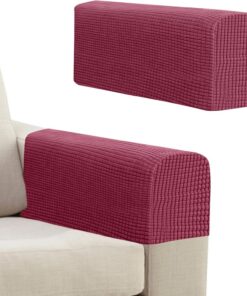 2 fundas protectoras para sillón, fundas antideslizantes para reposabrazos de sofá, fundas gruesas para reposabrazos de sofá, funda para reposabrazos de silla para sofá, protector de sofá