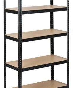 Humberg Estantería de Almacenamiento para Cargas Pesadas, 2 en 1, 150 x 75 x 30 cm, con 5 estantes, Carga máxima de 500 kg