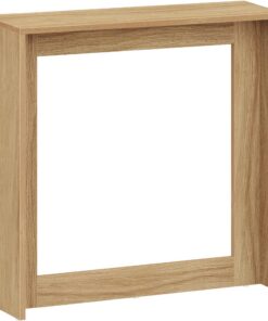 YATINEY Consola, Consola de Entrada, Mesa de Sofá Estilo Rústico, Mesa Auxiliar para Recibidor, Mesita para Entrada, Sala, Dormitorio o Pasillo, Madera Natural XCT35VV
