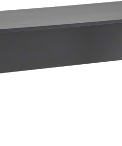 Möbelpartner Denver 701485 - Escritorio color antracita, 160 x 65 x 74 cm