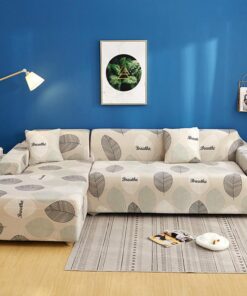 Protector De Muebles,Forma L Elasticidad Cubierta Del Sofá,Patrón Impreso Escudo Del Sofá Resistencia A Las Arrugas Cubiertas De Sofá,Seccional No-resbalón Sofá Slipcover,Cubierta -D Loveseat / 57"-70