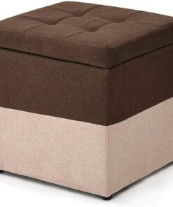 Taburete de pie Tocador Taburete de Almacenamiento de reposapiés, Taburete de sofá de Tela de Moda Banco de Almacenamiento de Almacenamiento Creativo Cambio de Banco de Zapatos Oto