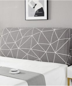 Funda de cabecera de Cama de algodón Doble, Funda de cabecera de Cama, protección de Muebles, de Tela elástica, decoración de Dormitorio a Prueba de Polvo(1,120 * 70CM)