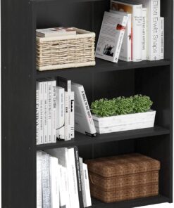 Furinno Pasir Biblioteca Abierto de 3 Niveles, Americano